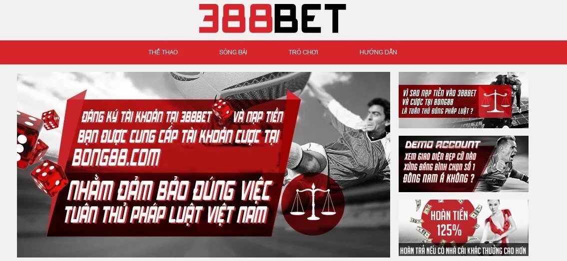 Nhà cái 388bet lừa đảo